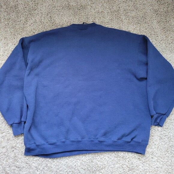 Vintage USA Olympic Sweatshirt Mens 2XL Blue J C Penny Made in USA Pullo… - Picture 9 of 10
